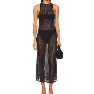 NWT LPA black coverup size medium